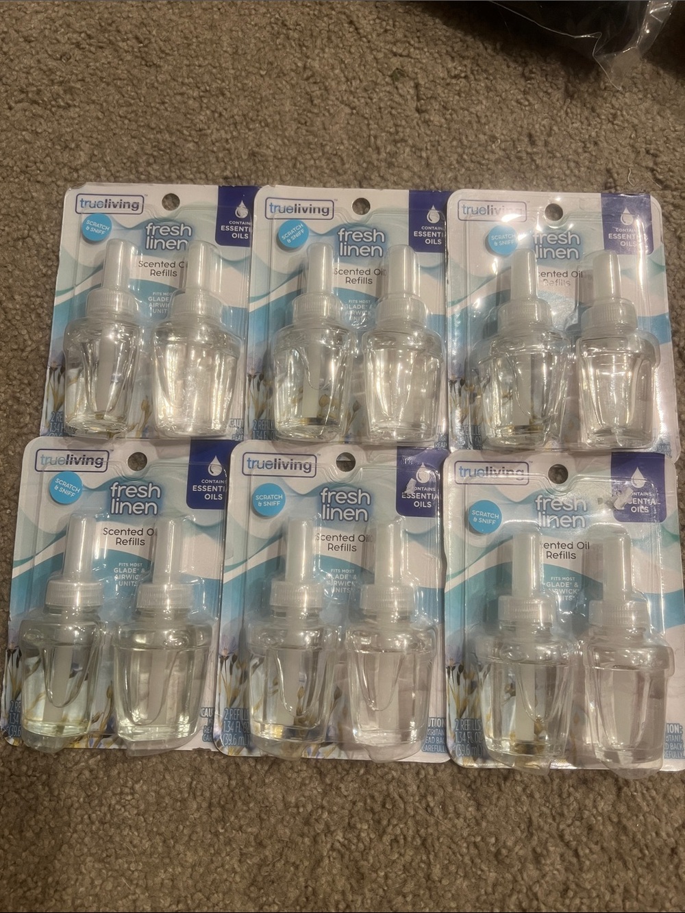 Trueliving Fresh Linen Scented Oil Refills